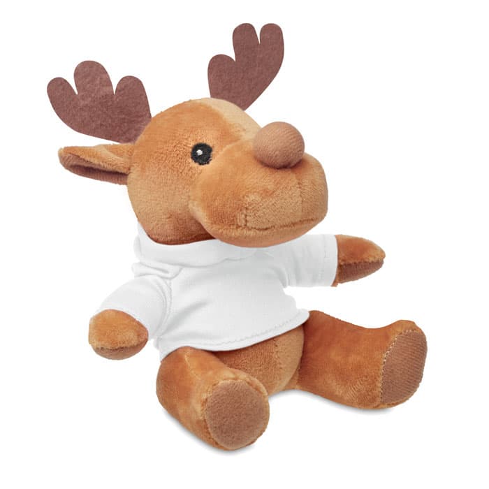RUDOLPH Pluszowy renifer w swetrze