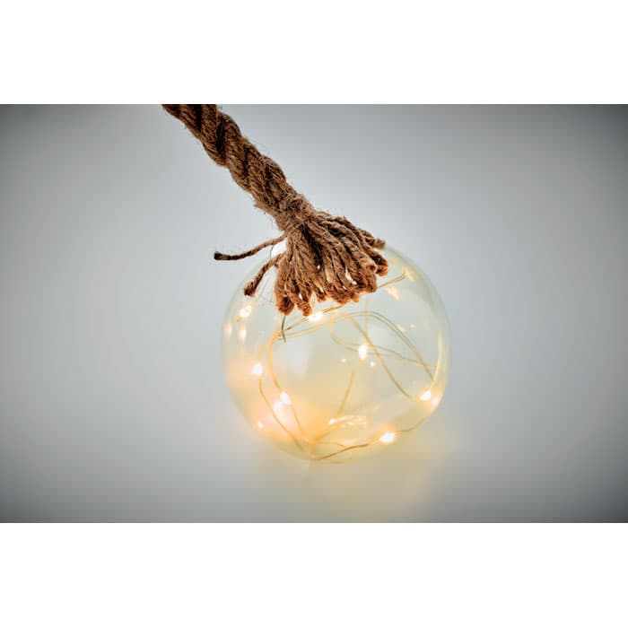 BAUBLI Szklana bombka lampka LED