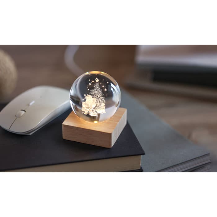 SANTA LIGHT Świąteczna owa kula LED