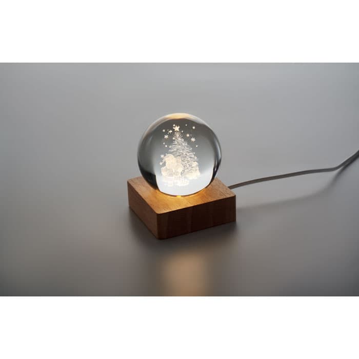 SANTA LIGHT Świąteczna owa kula LED