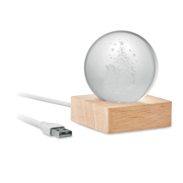 SANTA LIGHT Świąteczna owa kula LED
