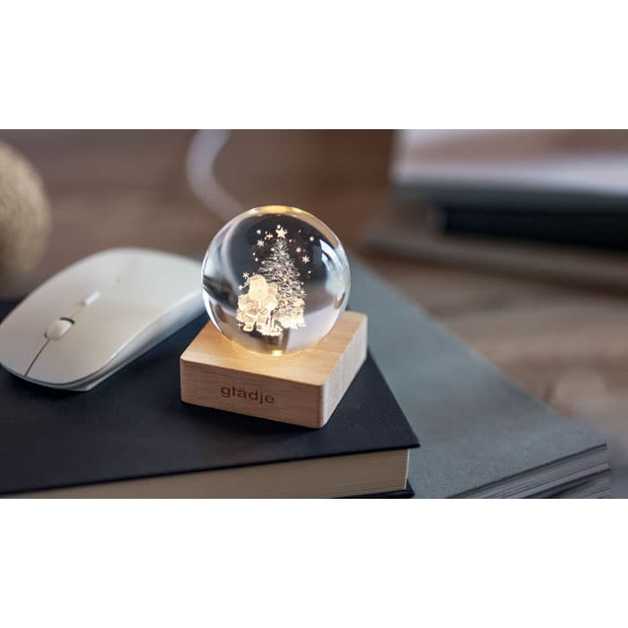SANTA LIGHT Świąteczna owa kula LED
