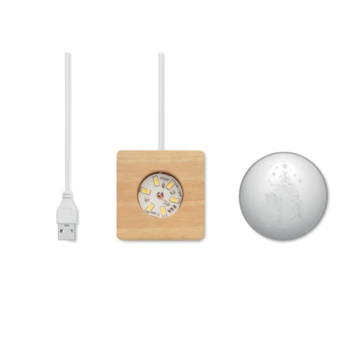 SANTA LIGHT Świąteczna owa kula LED