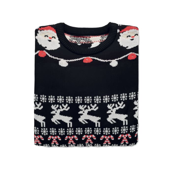 SHAMIS Świąteczny sweter LED S/M