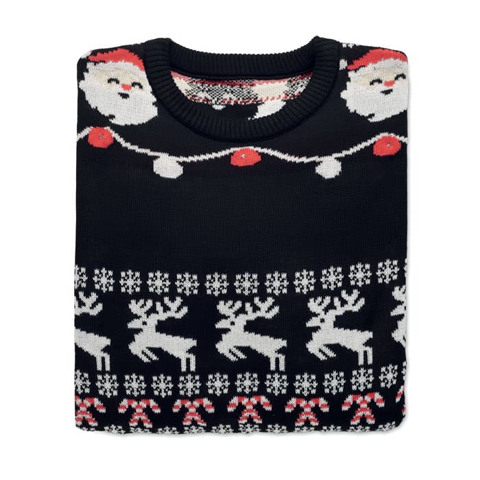 SHAMIS LARGE Świąteczny sweter LED L/XL
