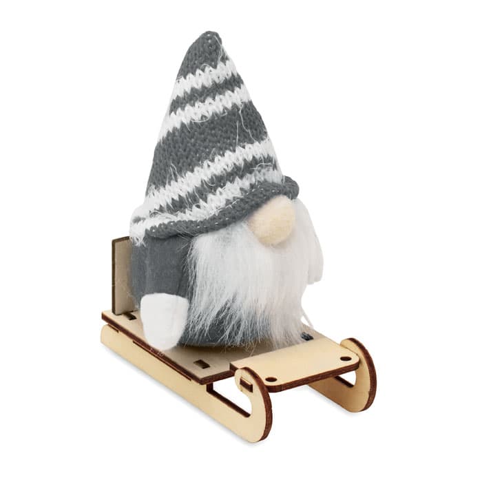 FROSTY SLEIGH Skrzat na drewnianych saniach