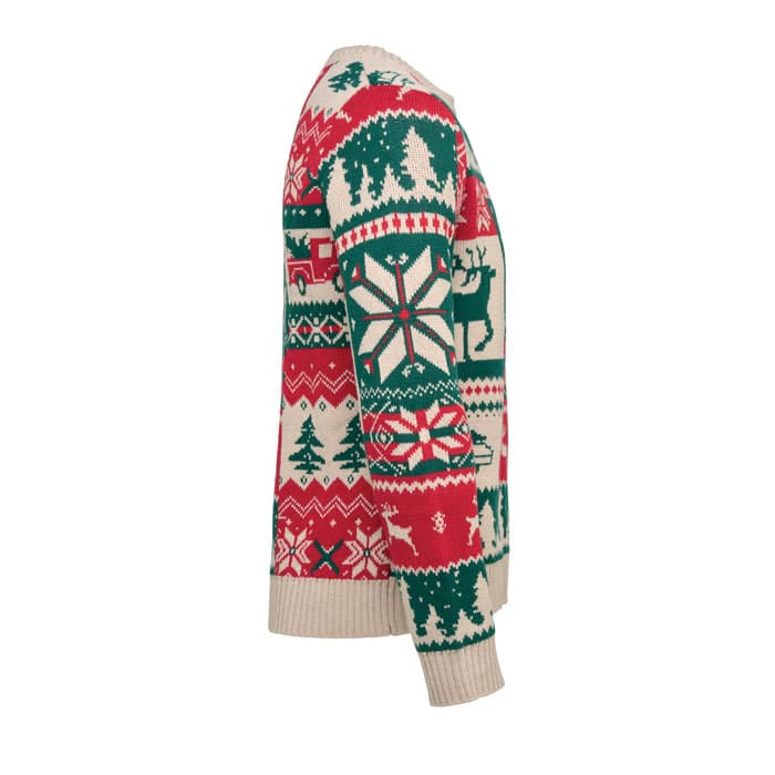 SHIMIS Świąteczny sweter z dzianiny S-M