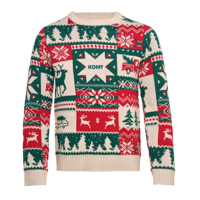 SHIMIS Świąteczny sweter z dzianiny S-M