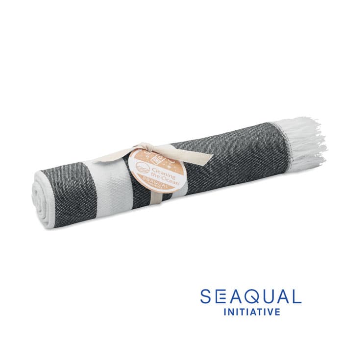 WAVE Ręcznik SEAQUAL®hammam 100x170