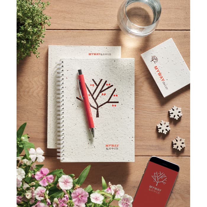 SEED BOOK Notes A5 z papieru siewnego