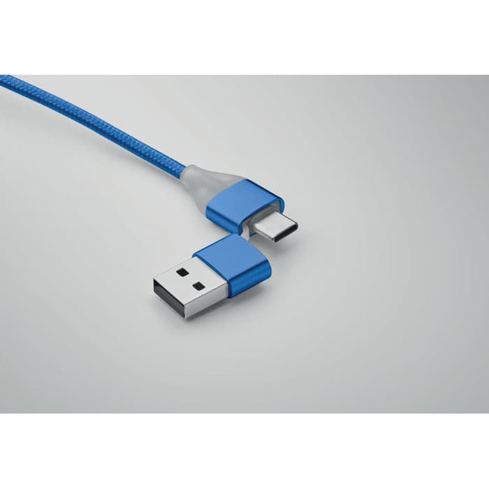 BLUE Kabel ładujący 4 w 1 typu C