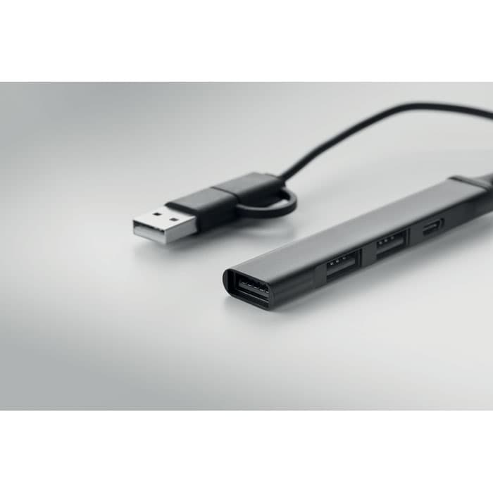 CURRENT Hub USB z 4 portami 19 cm