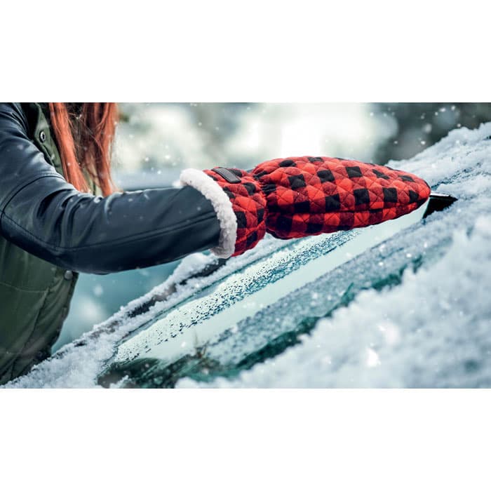 ICEHAND Skrobaczka do szyb z rękawicą