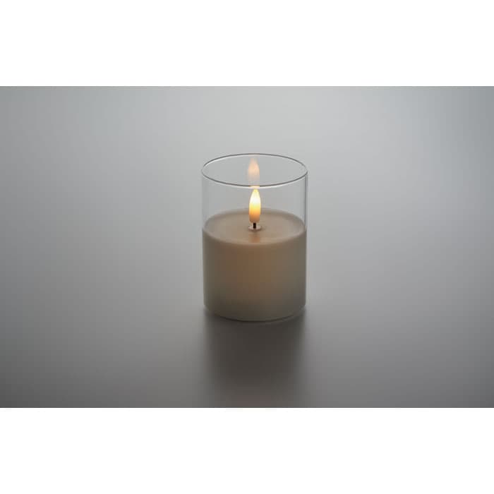 XANDLE+ Świeca woskowa LED w szkle