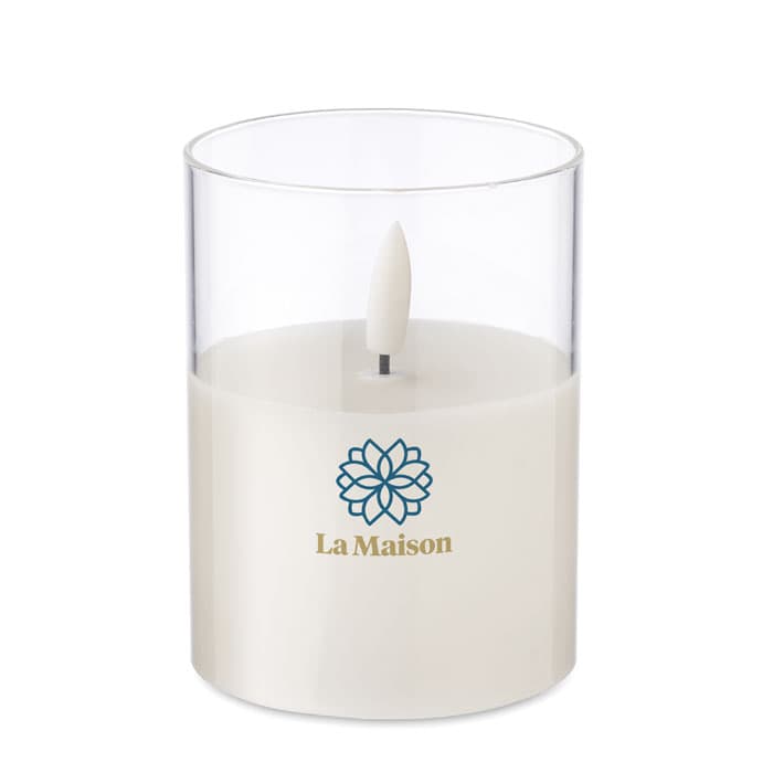 XANDLE+ Świeca woskowa LED w szkle