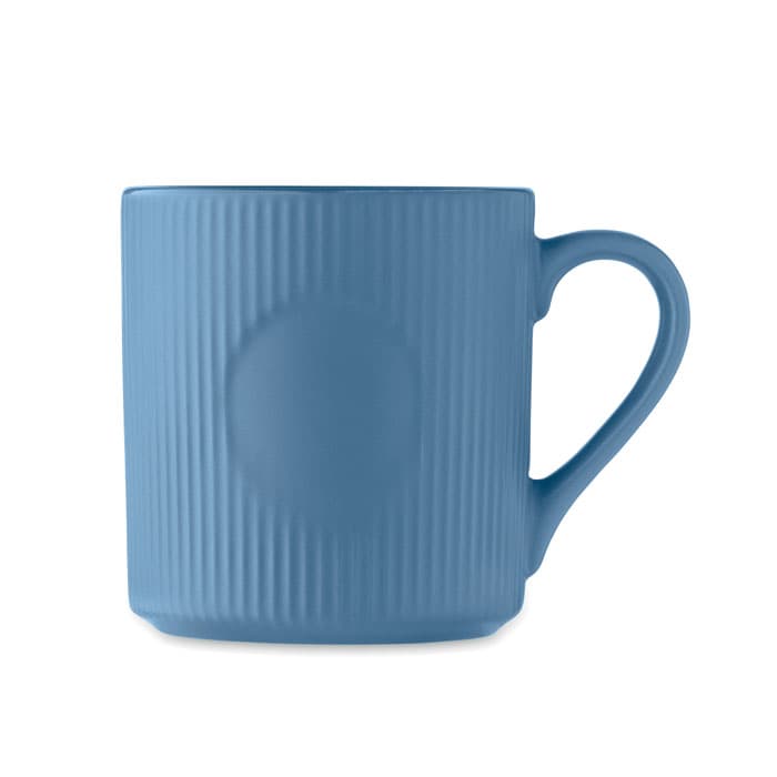 RIBMUG Kubek ceramiczny w prążki 340 m