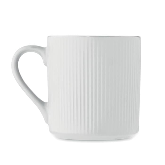 RIBMUG Kubek ceramiczny w prążki 340 m