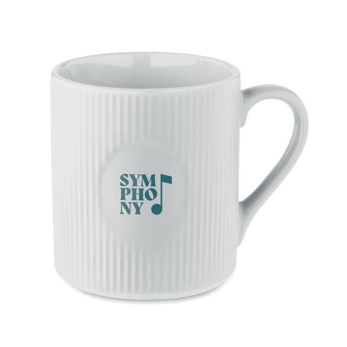 RIBMUG Kubek ceramiczny w prążki 340 m