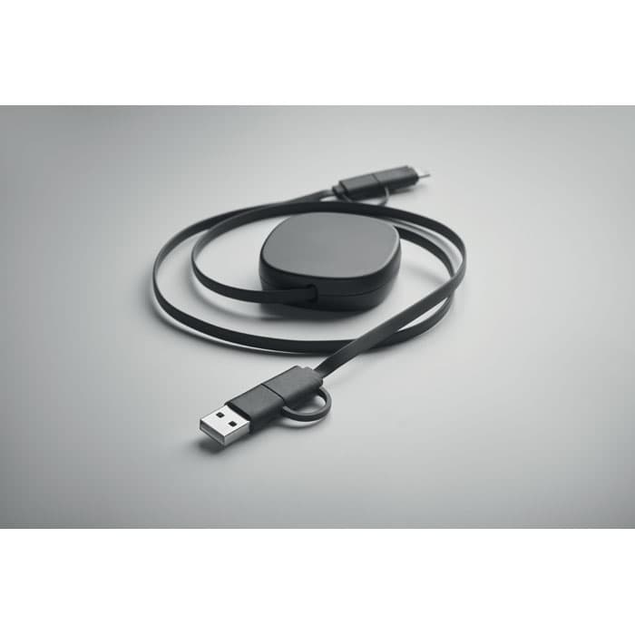 LINEA Zwijany kabel ładujący o mocy 6