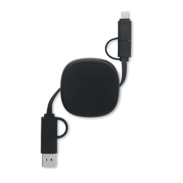 LINEA Zwijany kabel ładujący o mocy 6