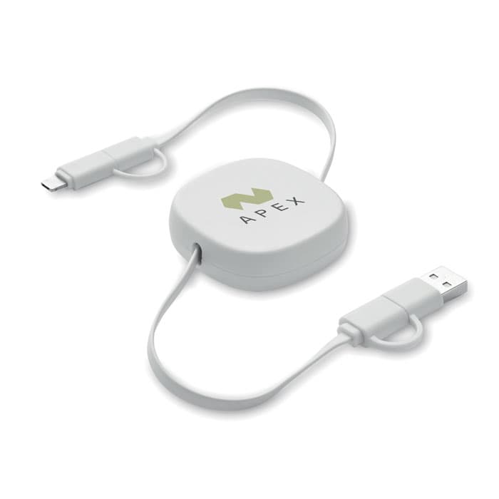 LINEA Zwijany kabel ładujący o mocy 6