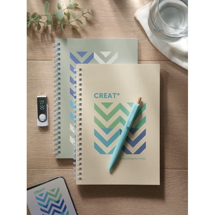 RECARNOTE Notatnik A5 z kartonu z recykli
