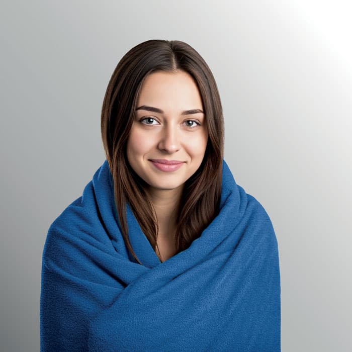 COZY Koc prodróżny z poduszką 2 w 1