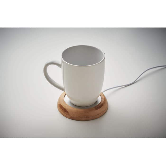 MUGLET Bambusowy podgrzewacz USB