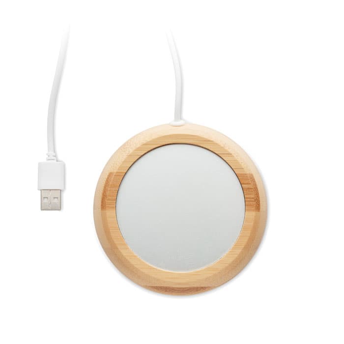 MUGLET Bambusowy podgrzewacz USB