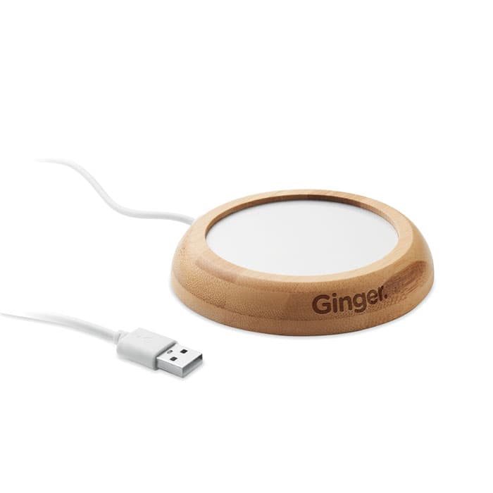 MUGLET Bambusowy podgrzewacz USB