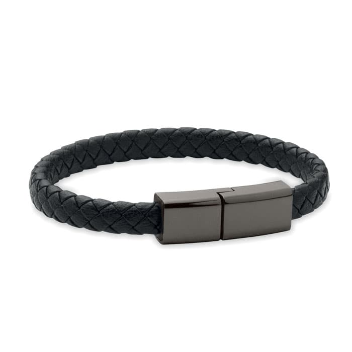 FAULETI CHARGE Pleciona bransoletka z USB-C