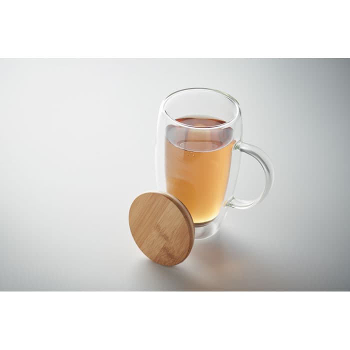 TEROL Szklany podwójnych 450 ml