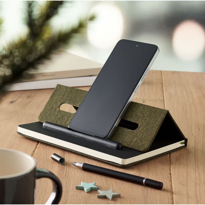 RINBOOK Notes A5 z podstawką na tel.