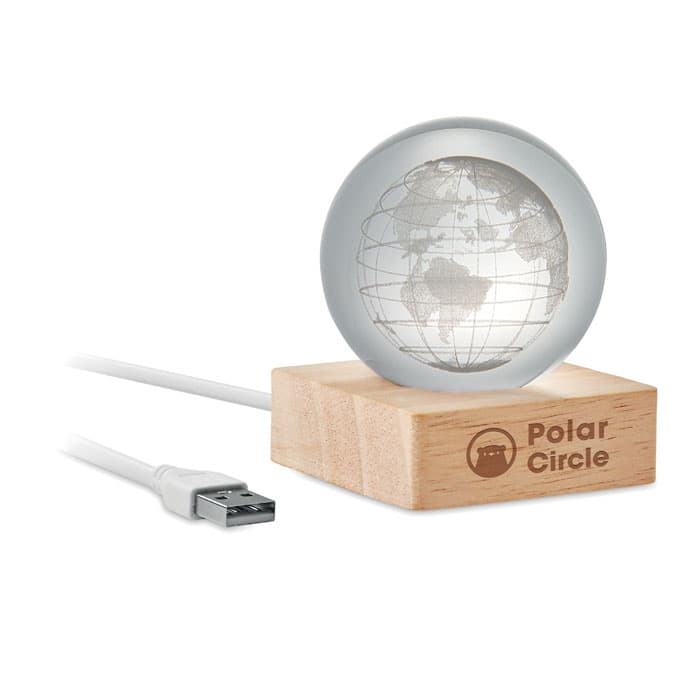 GLOBE LIGHT Szklana kula LED