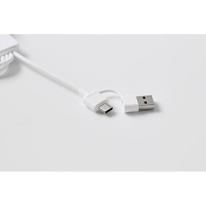 ICAB Kabel do ładowania 2 w 1 typ C