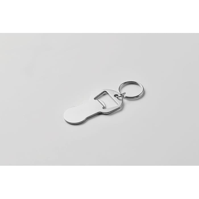 CLAVE Aluminiowy brelok z otwieraczem do