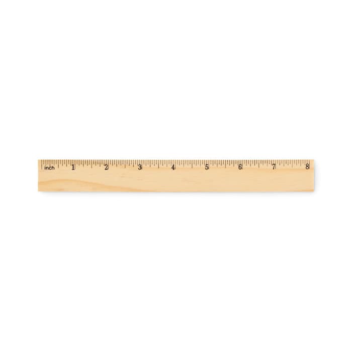 RULER20 Drewniana linijka 20 cm