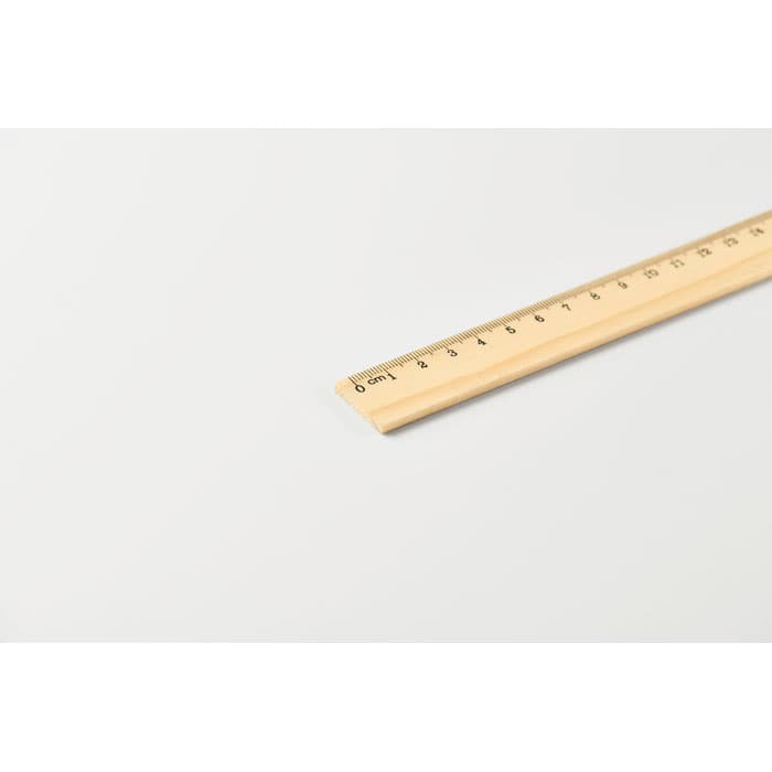 RULER20 Drewniana linijka 20 cm