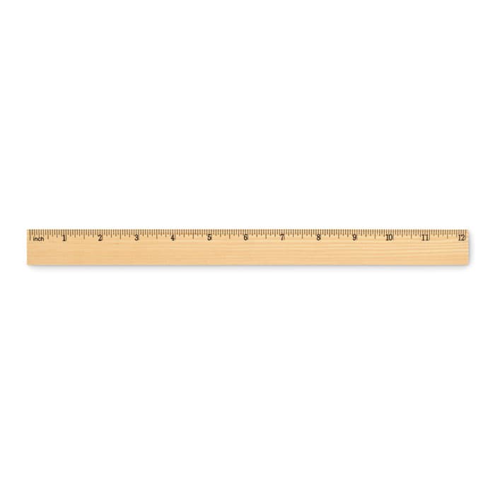 RULER30 Drewniana linijka 30 cm