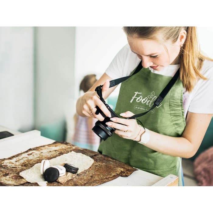 NAIMA APRON Fartuch regulowany z konopi