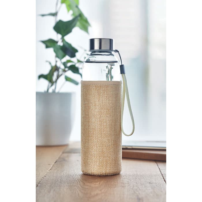 UTAH TOUCH Szklana butelka w etui 500ml