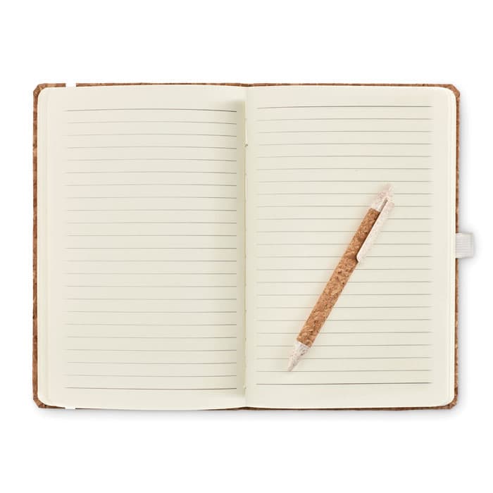 SUBER SET Notatnik korkowy A5 i długopis