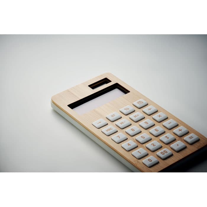 CALCUBIM 12-cyfrowy kalkulator, bambus