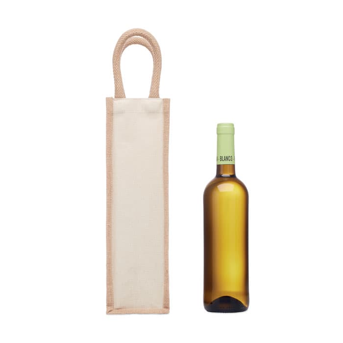 CAMPO DI VINO Jutowa torba na wino/1 butelka