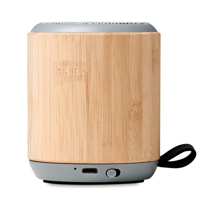 RUGLI Bezprzewodowy głośnik bambusowy