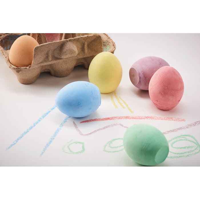 TAMAGO 6 kredowych jajek w pudełku
