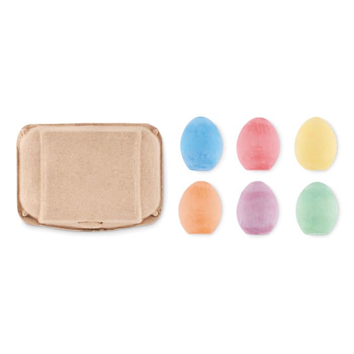 TAMAGO 6 kredowych jajek w pudełku