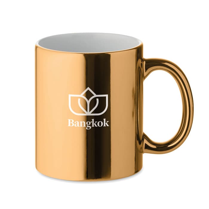 HOLLY Kubek ceramiczny metaliczny