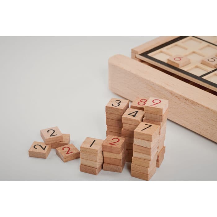 SUDOKU Drewniana gra planszowa sudoku