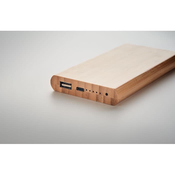 ARENA C Bambusowy power bank 6000 mAh